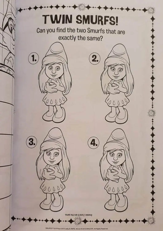 السنافر - Coloring Book - ArabiskaBazar - أرابيسكابازار