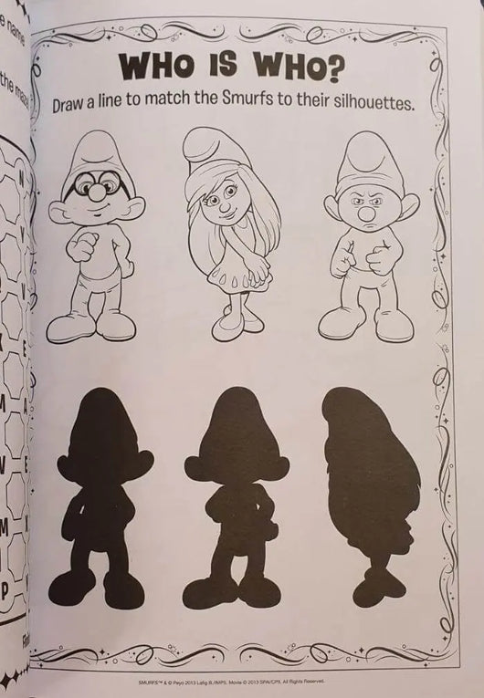 السنافر - Coloring Book - ArabiskaBazar - أرابيسكابازار