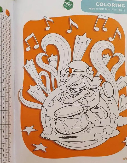 smurf activity book for girls - ArabiskaBazar - أرابيسكابازار